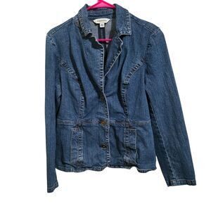 St John's Bay Denim Jacket Ladies Size Large